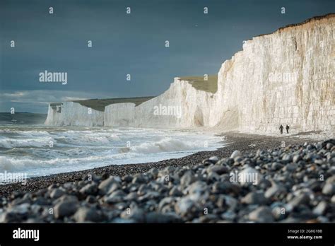 Birling Gap And The Seven Sisters Chalk Cliffs East Sussex South