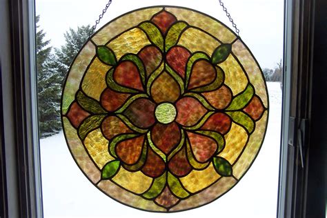 Round Stained Glass Panel Delphi Artist Gallery