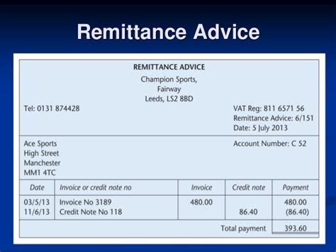 Maybe you would like to learn more about one of these? 10+ Free Remittance Advice Templates | Word, Excel & PDF ...