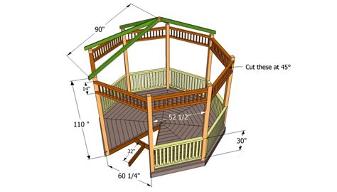 Gazebo Plans Free Howtospecialist How To Build Step By Step Diy Plans