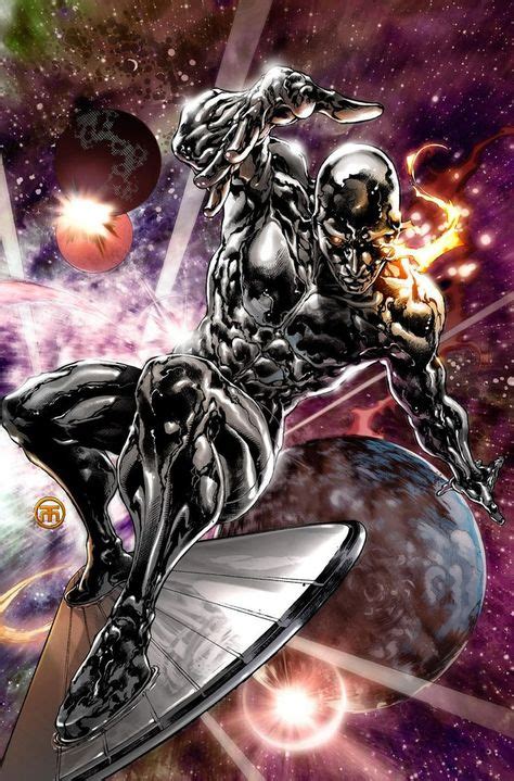 Power Cosmic Silver Surfer Dibujos Marvel Cómics Y Héroes Marvel