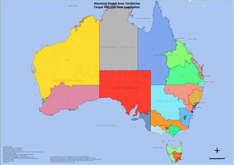 Free Australian Regions Poster Map And Other Sample Maps Data For