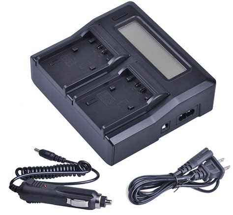 buy lcd dual quick battery charger for sony hxr mc50 hxr mc50e hxr mc50n hxr mc50p hxr mc50u