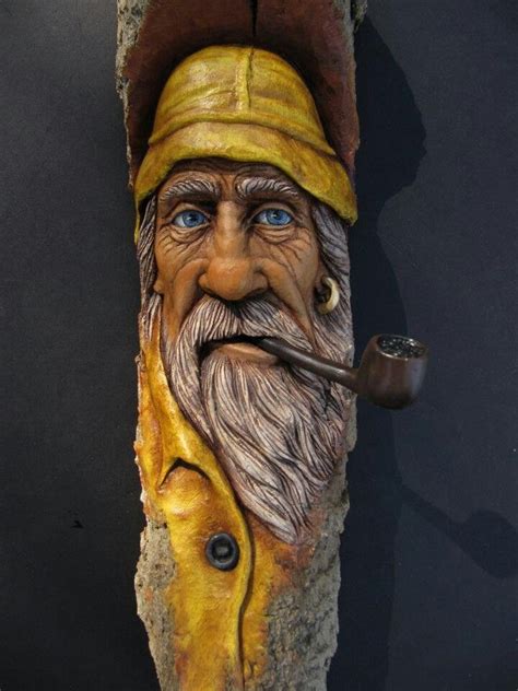 Wood Carving Faces Face Carving Wood Carving Designs Wood Carving