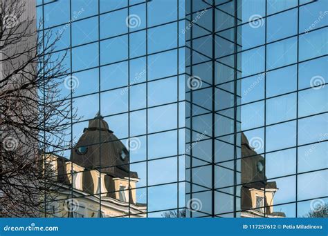 Modern Building With Reflections In The Windows Stock Photo Image Of Detail Glass 117257612