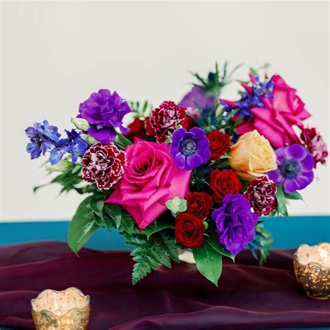 Jewel Tone Centerpiece Kit Diy Wedding Flowers Flower Moxie Diy