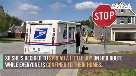 Mail Carrier Brings Joy On Her Route With Wild Costumes Today Is National Thank A Mail Carrier