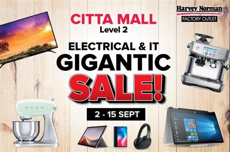 Harvey norman factory outlet citta mall, the first and only factory outlet in malaysia, offering a c. Harvey Norman Citta Mall Electrical & IT Gigantic Sale (2 ...