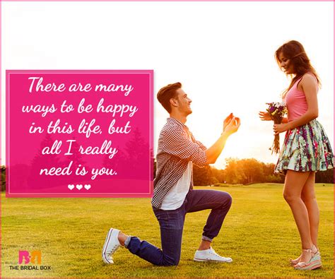 Work hard for your own money and show him that you are capable of being independent. Best Marriage Proposal Quotes That Guarantee A Resounding ...