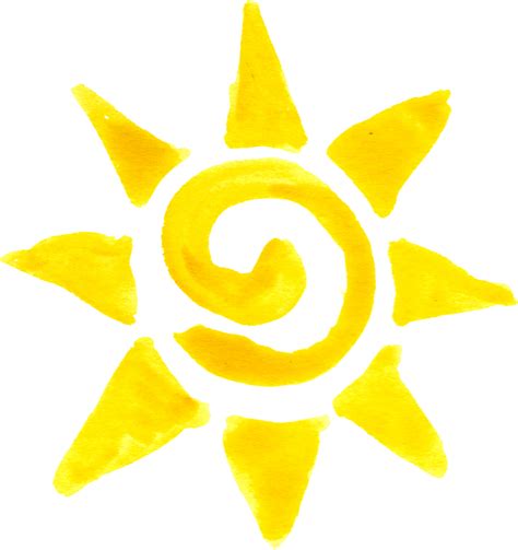 Spiral Sun Png Graphic Free Library Crayon Sun Drawing Png Clipart