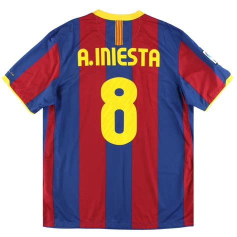 2010 11 Barcelona Nike Home Shirt Ainiesta 8 Xl 382354 486