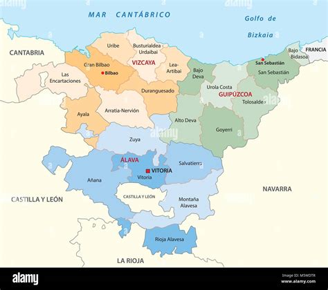 Basque Country Map Hi Res Stock Photography And Images Alamy