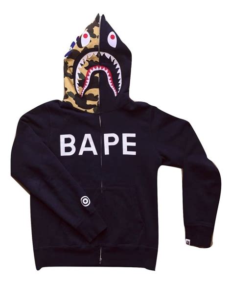 Looking for the best collection of zip up and half zip hoodies for women? BAPE Shark Hoodie WGM Zip-Up - Medium | Hoodies, Bape ...