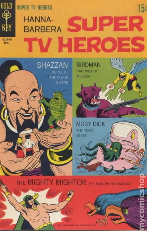 Hanna Barbera Super Tv Heroes 1968 Comic Books