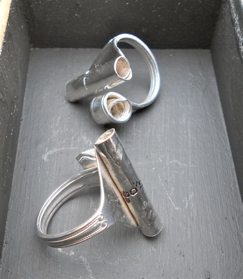 I look at it and envision the fine spoon bracelet, pendant, or earrings that it may become. 17 Best images about spoon rings on Pinterest | Silver spoons, Silverware jewelry and Diy rings