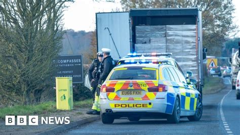 a120 lorry trailer discovery leads to immigration arrest