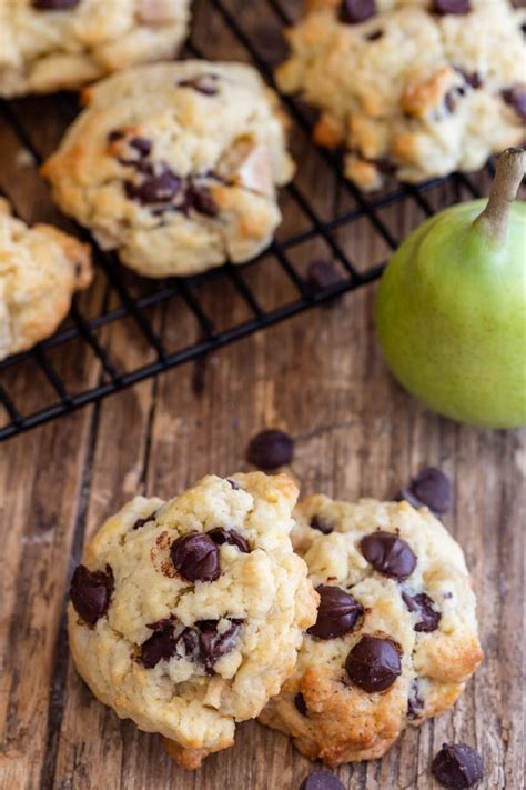 Chocolate Chip Pear Drop Cookies Recipe An Italian In My Kitchen