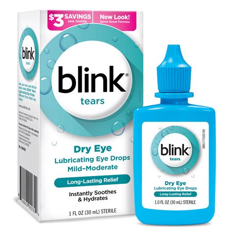 Blink Tears Lubricating Eye Drops Mild Moderate Dry Eye 1 Fl Oz