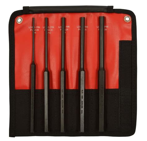 Mayhew Pro 62065 5piece Pin Punch Set With Extra Long Pin Lengths