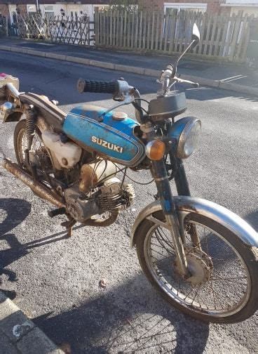 Ebay Suzuki A100 Ap50 1980 Barn Find Classic Project Suzuki A100