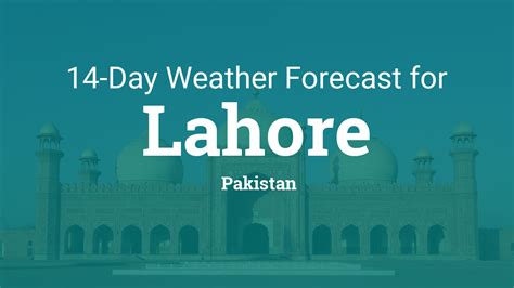 Lahore Pakistan 14 Day Weather Forecast