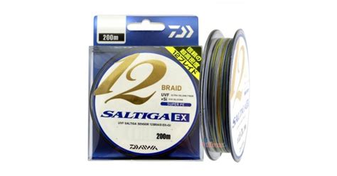 Плетено влакно UVF Saltiga Sensor 12 Braid EX Si 200 м 1 5 Daiwa