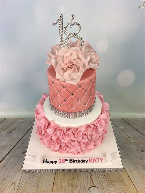 Ruffles And Roses 18th Birthday Cake Mels Amazing Cakes
