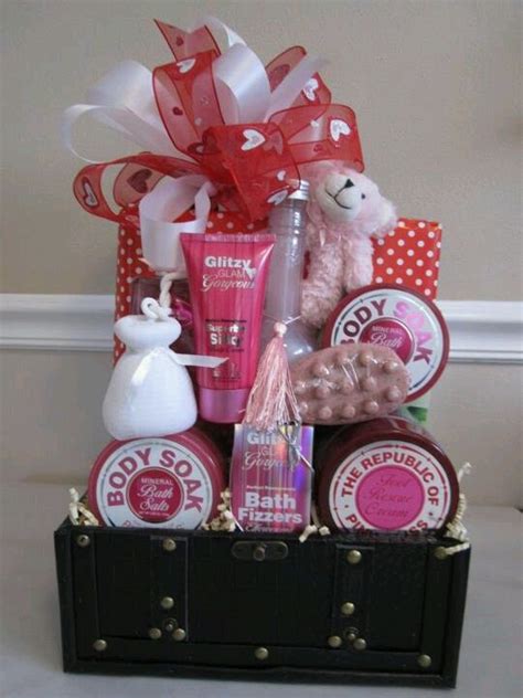 Remind your girlfriend or wife how much you love her with one of our romantic gifts for her. 33 best valentine gift basket images on Pinterest ...