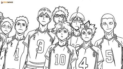 Haikyuu Coloring Pages Best Printable Coloring Pages