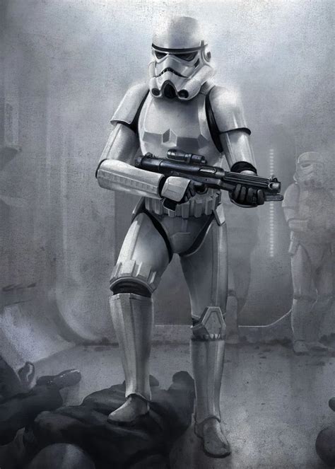 Stormtrooper Poster Print By Star Wars Displate In 2020 Star Wars