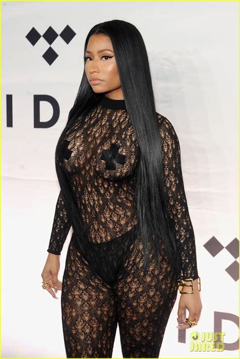 Full Sized Photo Of Nicki Minaj Goes Sexy In Two Looks At Tidalmytext02mytext Photo 3786508