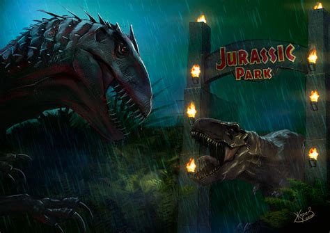 Jurassic World Vs Jurassic Park Ver By Zhorez1321 On Deviantart