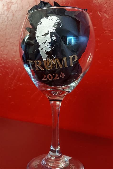 Trump 2024 Wine Glasses Trumpedstorewm