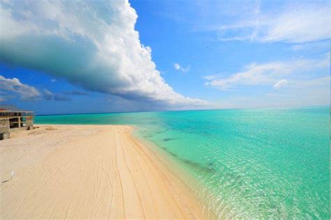 Beach Summer Sea Sand Tropical Clouds Turquoise