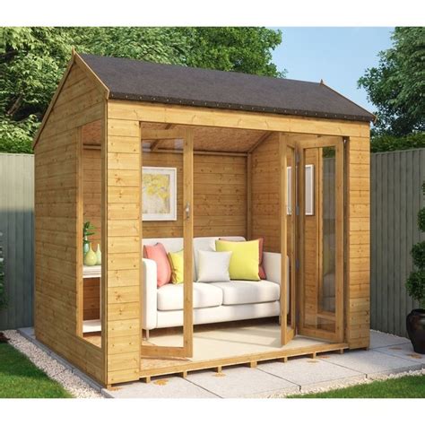6ft X 8ft Monte Carlo Tongue And Groove Summerhouse Small Summer