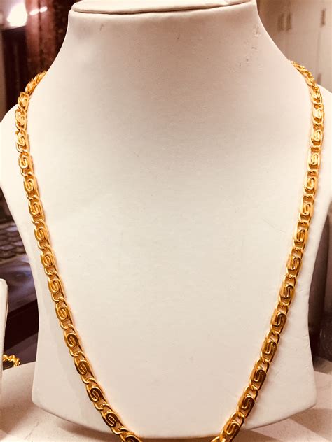 Buy One Gram 22kt Gold Plated Neck Chain For Men Daily Wear 20 Inch