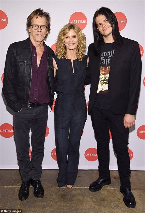 Kevin Bacon And Kyra Sedgwick Joined By Son At Premiere