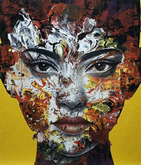 Abstract Female Face Painting Discover The Mesmerizing Art Click