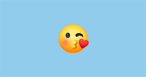 Cara Lanzando Un Beso Emoji On Facebook 140