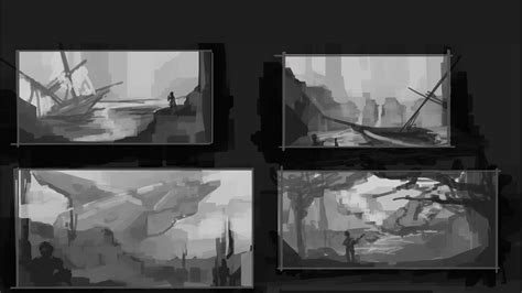 Concept Art Thumbnail Painting For Game Environment Youtube