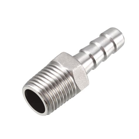 Stainless Steel Barb Hose Fitting Connector Adapter 8mm Barbed X G14
