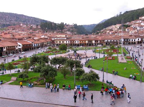 Cusco Main Square Foto And Bild South America Peru World Bilder Auf