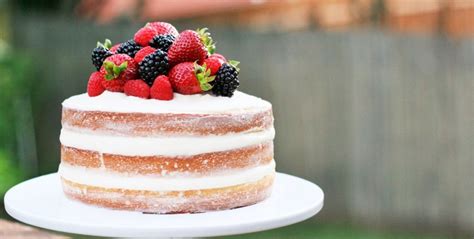 Citrus Berry Naked Cake Laws Of Baking