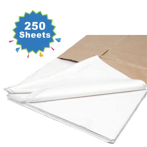 Acid Free Tissue Paper White Quality Sheets Large 50x75 Cm T