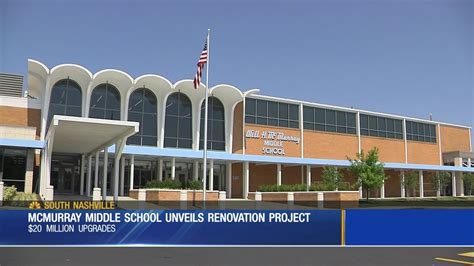 Mcmurray Middle School Unveils Renovation Project Youtube