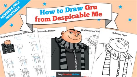 Maybe you would like to learn more about one of these? How to Draw Gru from Despicable Me - Really Easy Drawing ...