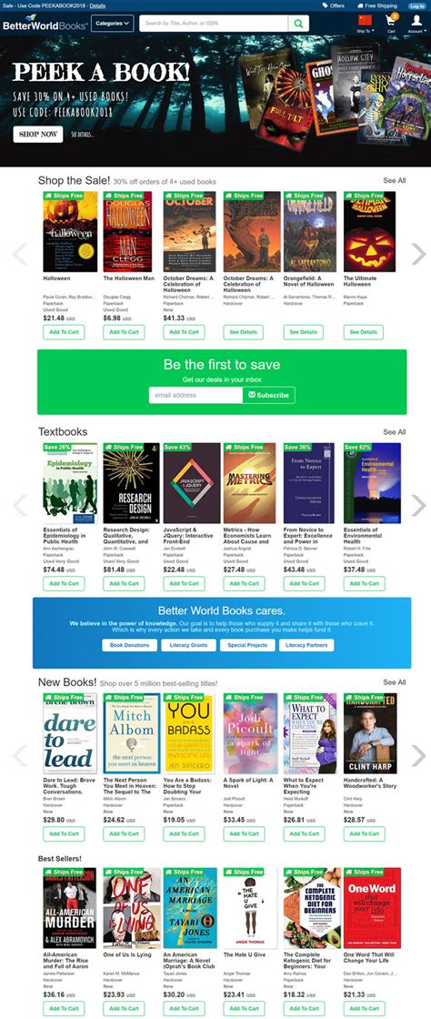 Buy New And Used Books Better World Books Meetcoupon