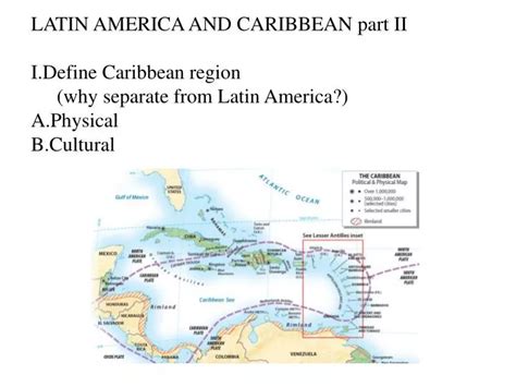 Ppt Latin America And Caribbean Part Ii Define Caribbean Region Why