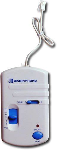 Clarity Portable Telephone Handset Amplifier White Clarity Ha40 Best Buy