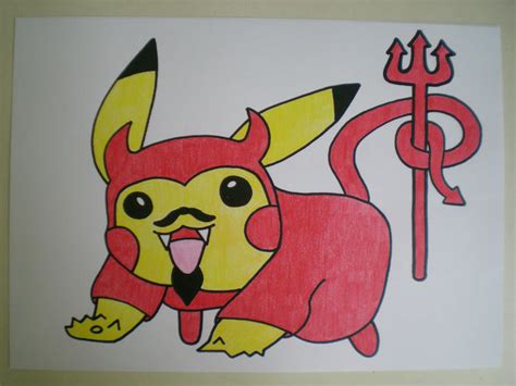 Devil Pikachu By Charlenequek
